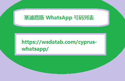 塞浦路斯 WhatsApp 号码列表
